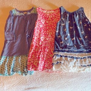 3 Dresses size 8 girls